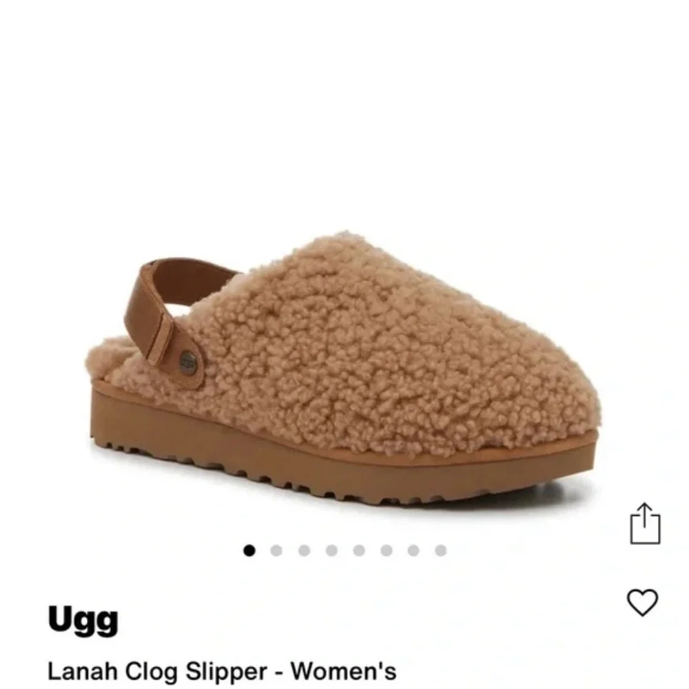 UGG Brown Lanah Clog Slipper - Picture 1 of 6